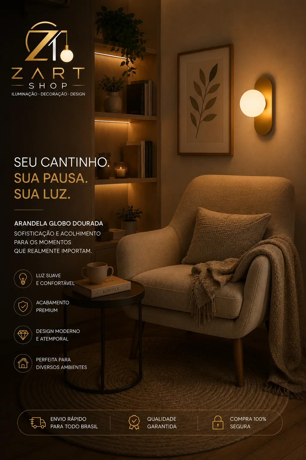Imagem de ambiente usada na experiência da Luzziê